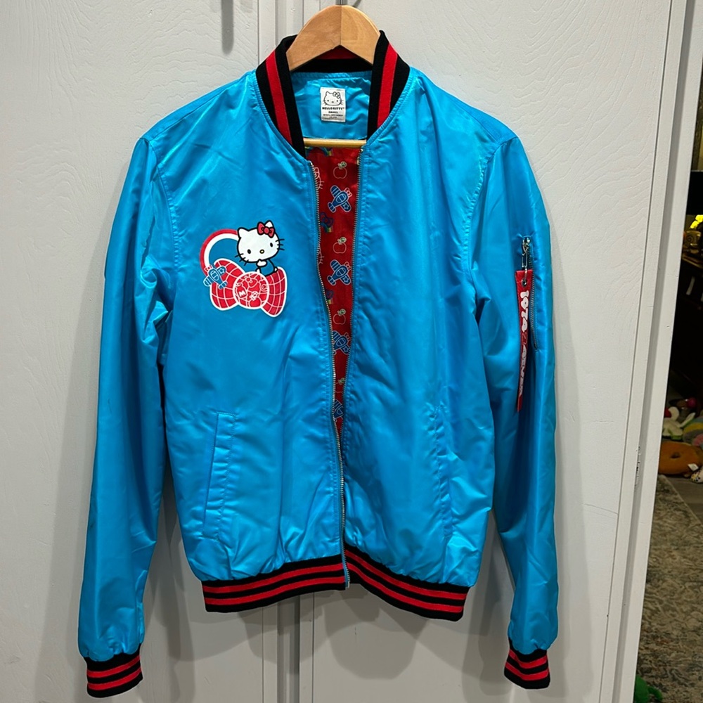 Hello Kitty 45th Anniversary Blue Jacket Size Small